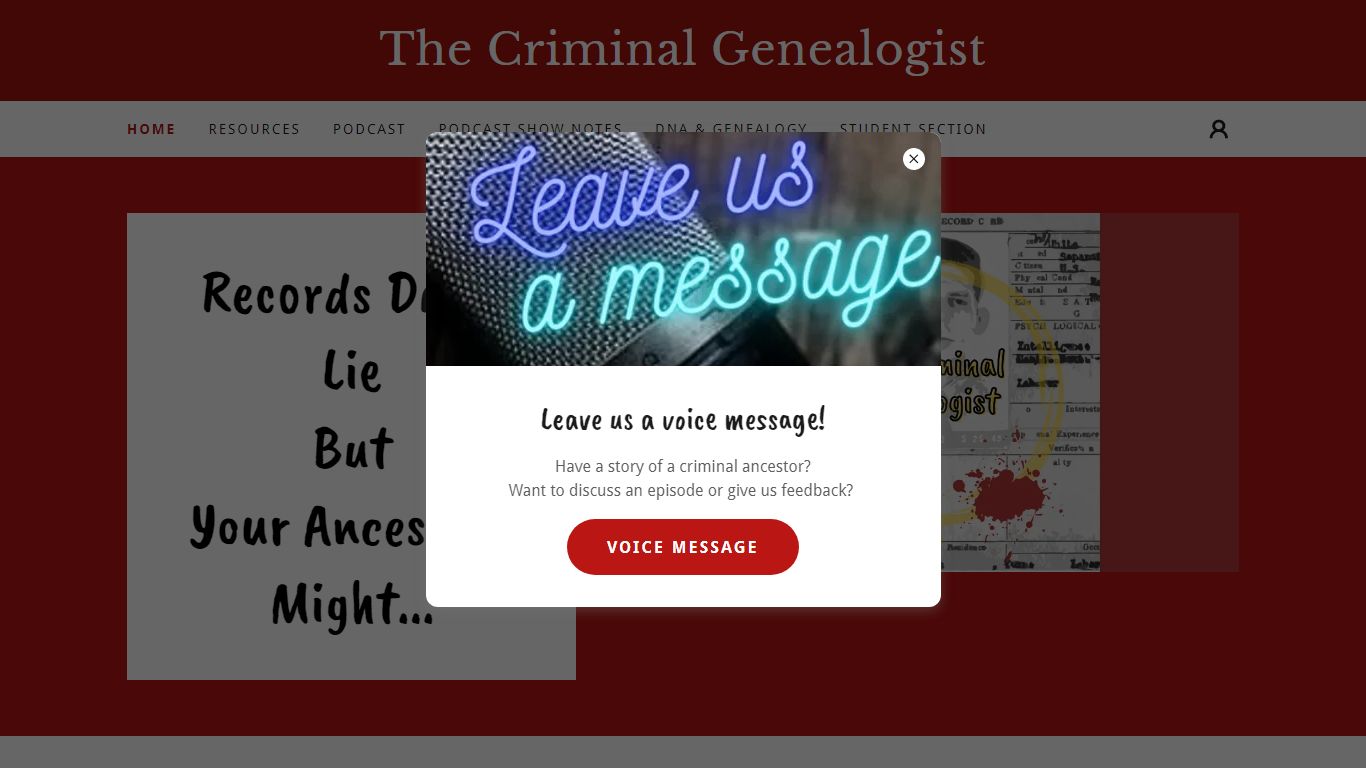 The Criminal Genealogist - Criminal Genealogy, Criminal Records